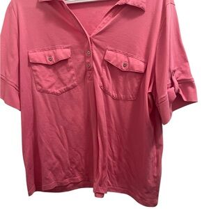 Coral Bay Women's Pink Casual Shirt